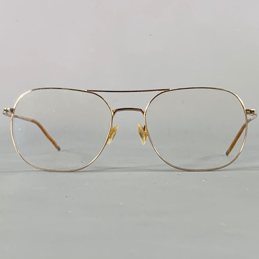 GOTTI Gold Metal Aviator Eyewear Frames